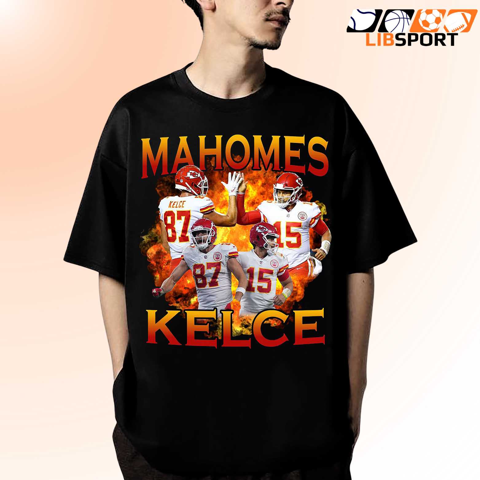 Patrick Mahomes Travis Kelce T-Shirt, Kansas City Chiefs Tee, Vintage Nfl Football Shirt